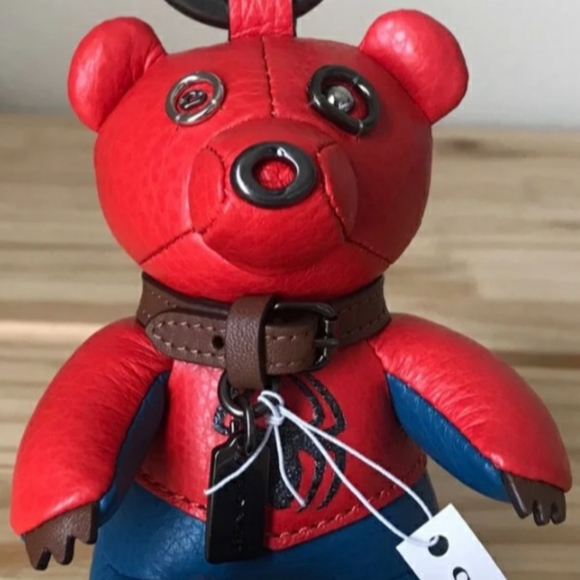 Coach Accessories - NWT Coach Marvel Spider-Man bear charm